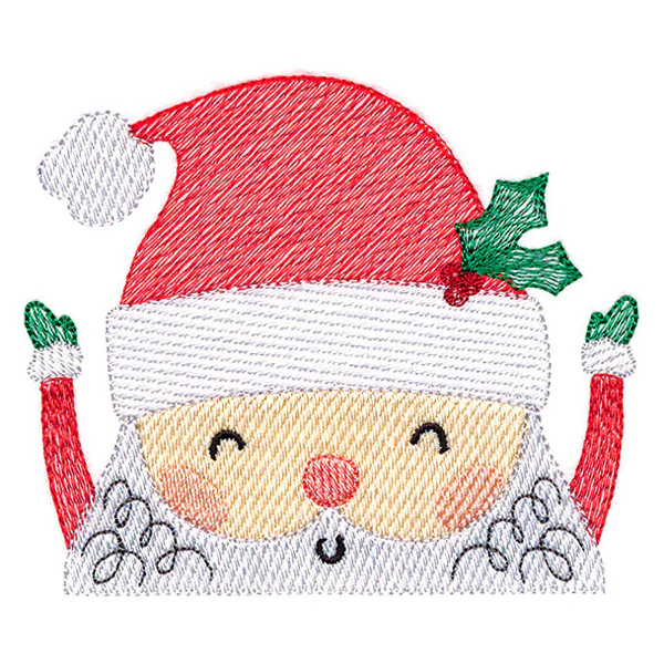 Jolly Santa Pocket Peeker - Image 7
