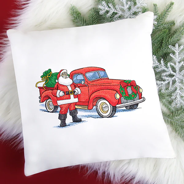 Jolly Santa Retro Truck - Image 4