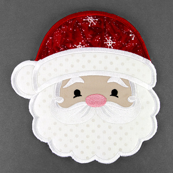 Jolly Santa Trivet (In-the-Hoop)