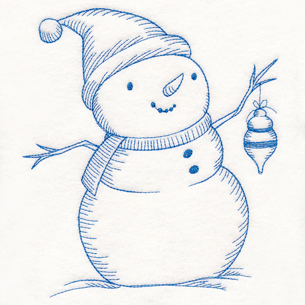 Jolly Snowman Etching - Image 5