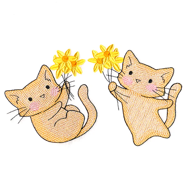 Joyful Daffodil Kitties - Image 7