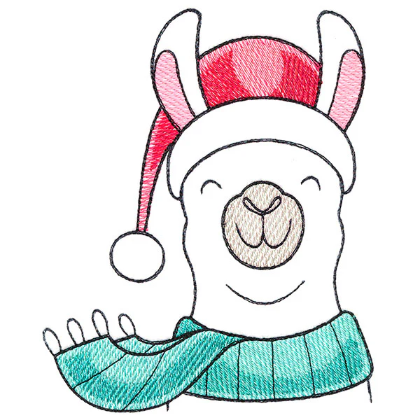 Joyful Llama Pocket Peeker