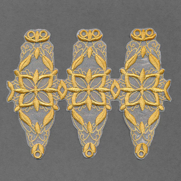 Kaleidoscope Christmas Ornament Cover (Organza) - Image 2