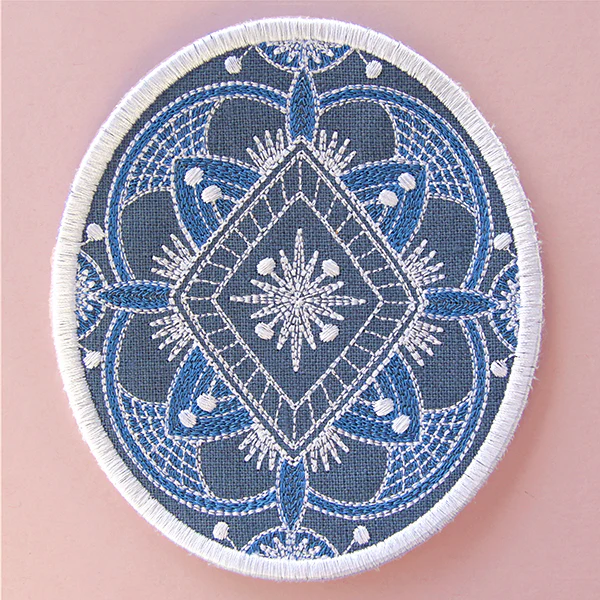 Kaleidoscope Easter Egg Coaster 2 (In-the-Hoop) - Image 12