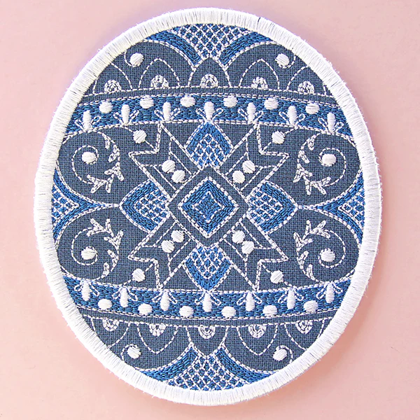 Kaleidoscope Easter Egg Coaster 3 (In-the-Hoop) - Image 10