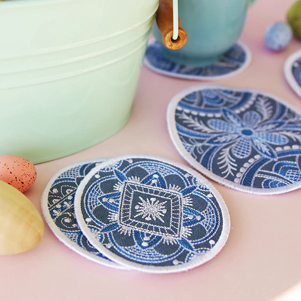 Kaleidoscope Easter Egg Coasters (In-the-Hoop) Design Pack - Image 13
