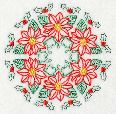 Kaleidoscope of Poinsettias (Vintage) - Image 4