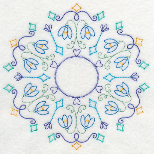 Kaleidoscope of Snowdrops (Vintage) - Image 2