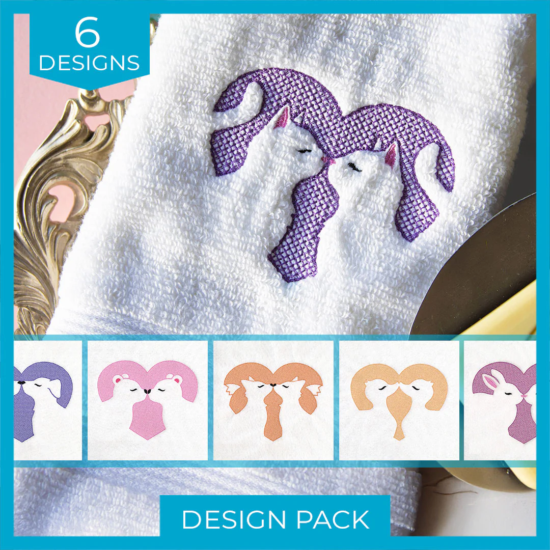 Kissing Animals Design Pack - Image 5