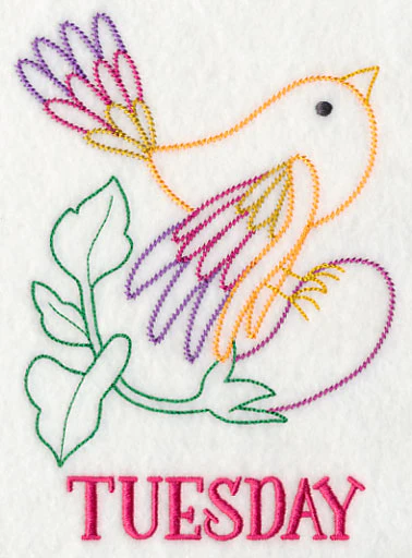 Kitchen Bird with Eggplant (Vintage) - Image 3