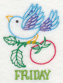 Kitchen Bird with Tomato (Vintage) - Image 2