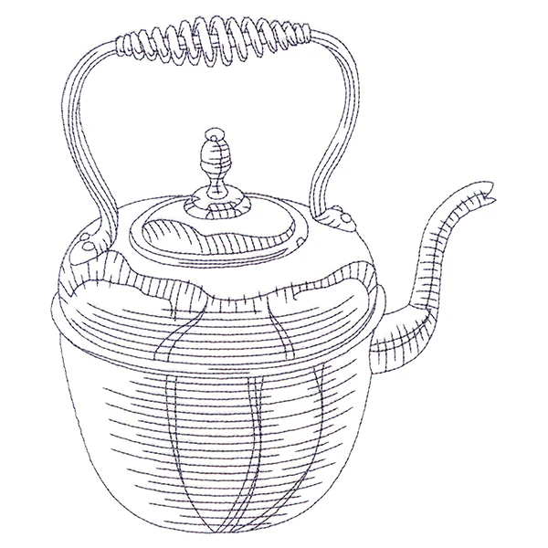 Kitchen Etchings - Tea Kettle - Image 5