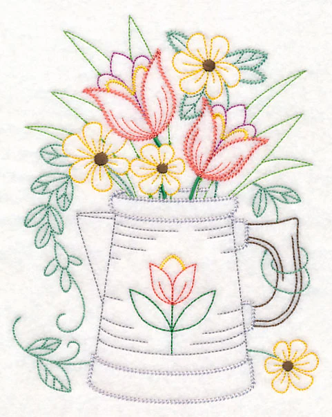 Kitchen Jug in Bloom (Vintage) - Image 2