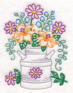 Kitchen Milk Jug in Bloom (Vintage) - Image 5