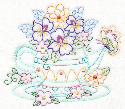 Kitchen Teapot Bouquet (Vintage) - Image 4