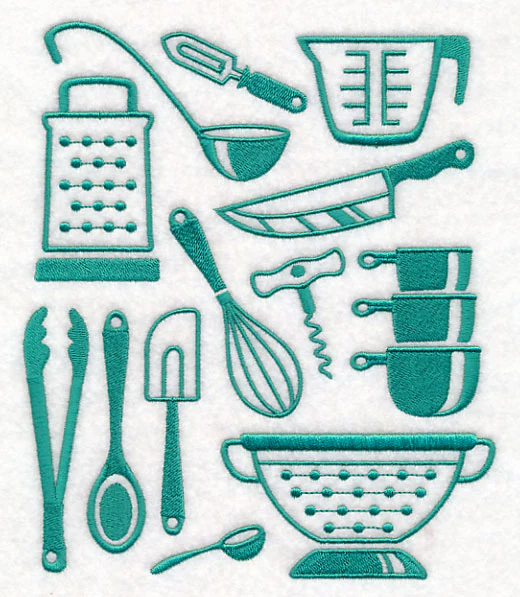 Kitchen Utensil Collage - Image 4