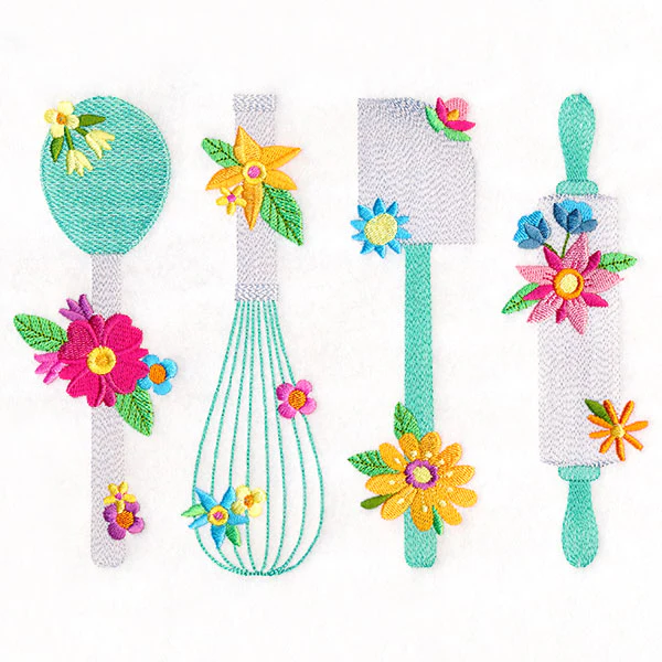 Kitchen Utensils in Bloom - Image 7