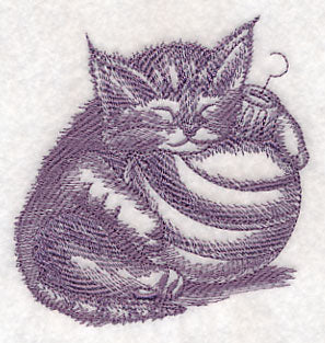 Kitten and Ornament Sketch - Image 4