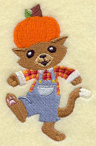 Kitten in Bib Overalls - Image 2