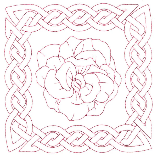 Knotwork and Blooms - African Violet (Double Run) - Image 2