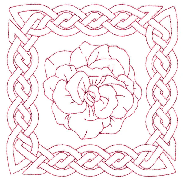 Knotwork and Blooms - African Violet (Double Run) - Image 4