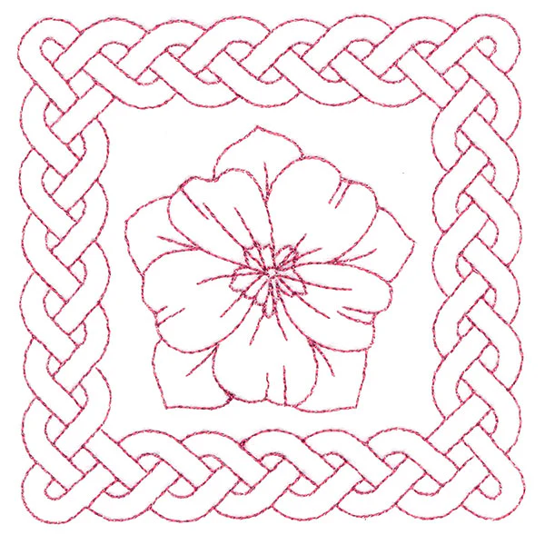 Knotwork and Blooms - Cosmos (Double Run) - Image 5