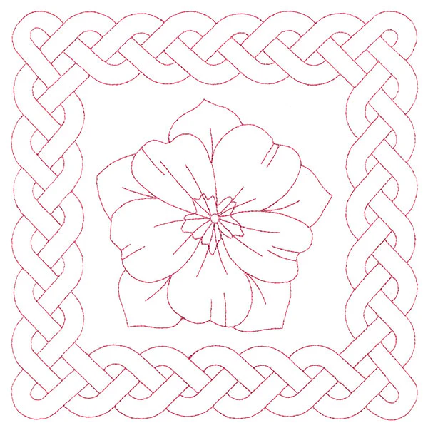 Knotwork and Blooms - Cosmos (Double Run) - Image 6