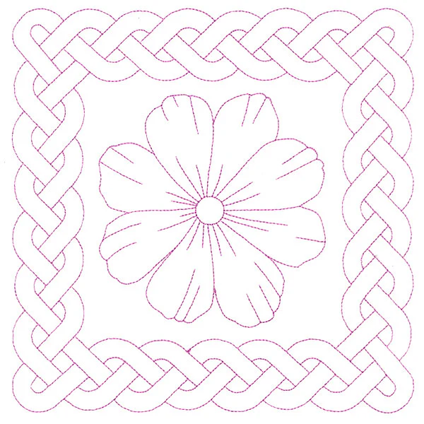 Knotwork and Blooms -  Rabelera (Double Run)