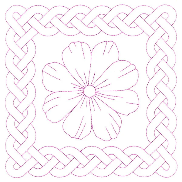 Knotwork and Blooms -  Rabelera (Double Run) - Image 2