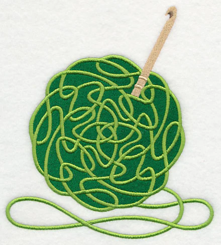 Knotwork Yarn with Crochet Hook - Image 2