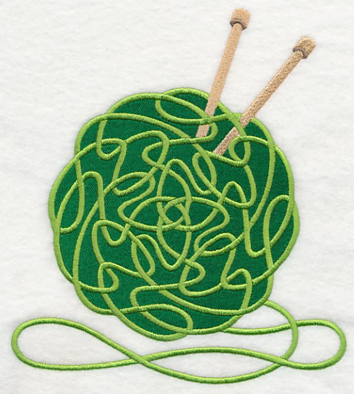 Knotwork Yarn with Knitting Needle - Image 5