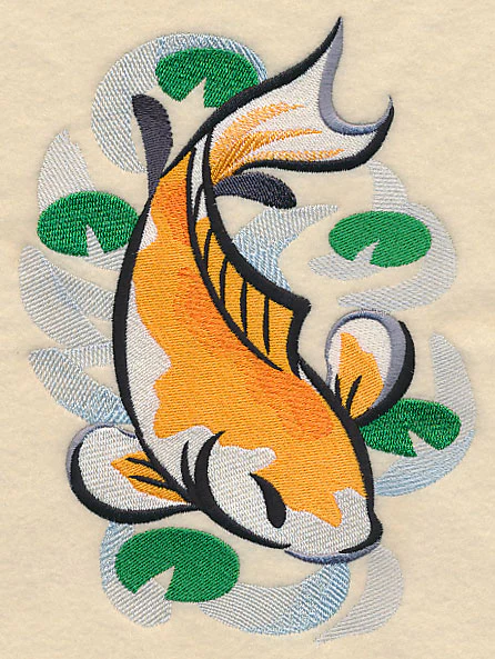 Koi Fish in Asian Watercolor - Image 4