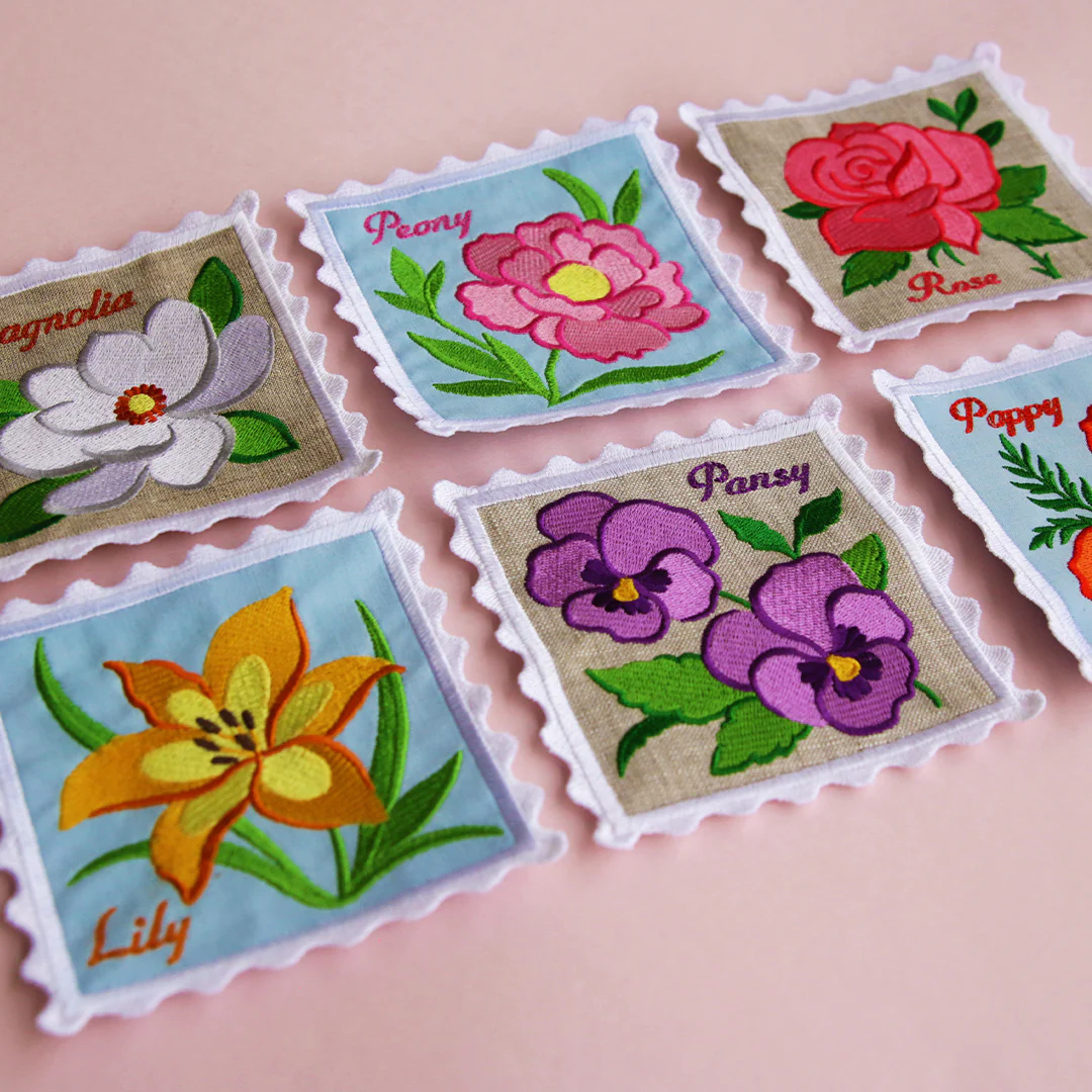 Lace Edge Flower Stamp Coaster - Magnolia (In-the-Hoop) - Image 2