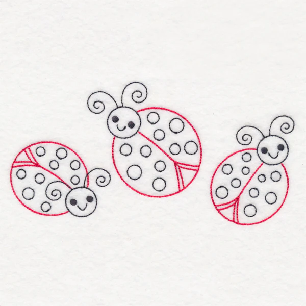 Ladybugs Trio (Vintage) - Image 4