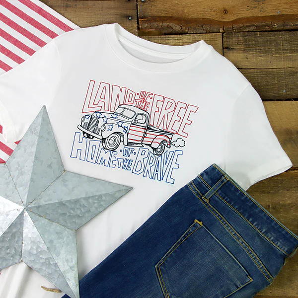 Land of the Free Retro Truck - Image 8