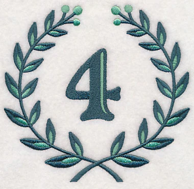 Laurel Number 4 - 7 Inch - Image 3