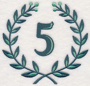Laurel Number 5 - 7 Inch - Image 3