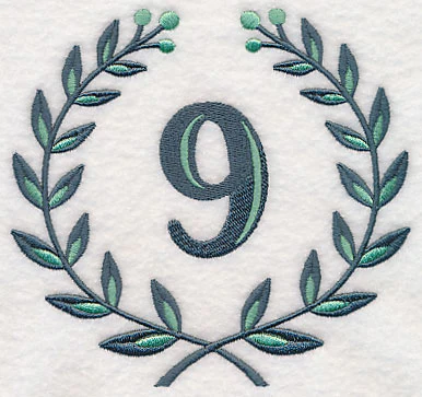 Laurel Number 9 - 7 Inch - Image 3