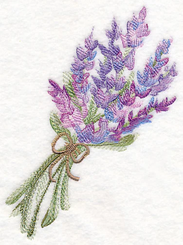 Lavender Bouquet in Watercolor - Image 3