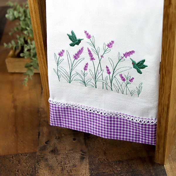Lavender & Hummingbirds Border - Image 6