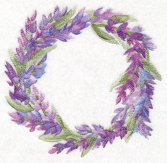 Lavender Wreath in Watercolor - Image 4