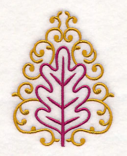Leaf and Swirls - Image 2