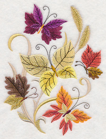 Leafy Butterflies Take Flight - Image 2
