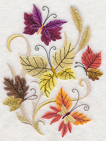 Leafy Butterflies Take Flight - Image 3