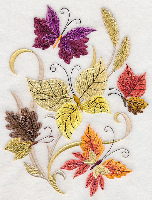 Leafy Butterflies Take Flight - Image 4