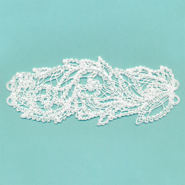 Leafy Jar Wrap (Battenburg Lace) - Image 3
