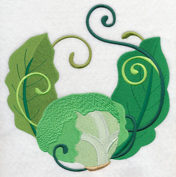 Leafy Salad Greens Wreath - Image 6