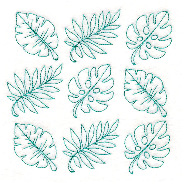 Leaves in Paradise Quilting (Double Run) - Image 4