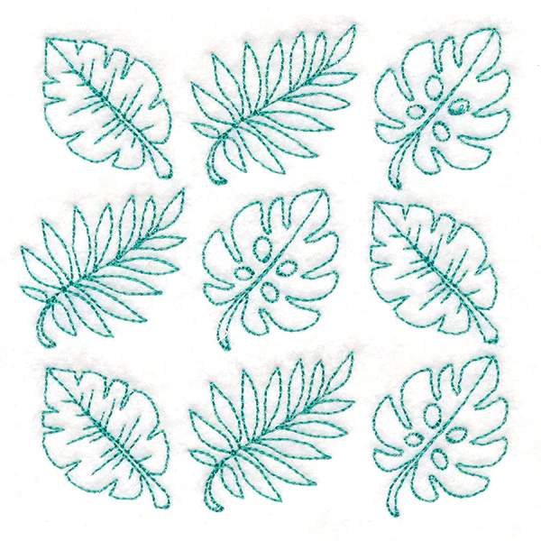 Leaves in Paradise Quilting (Double Run) - Image 5