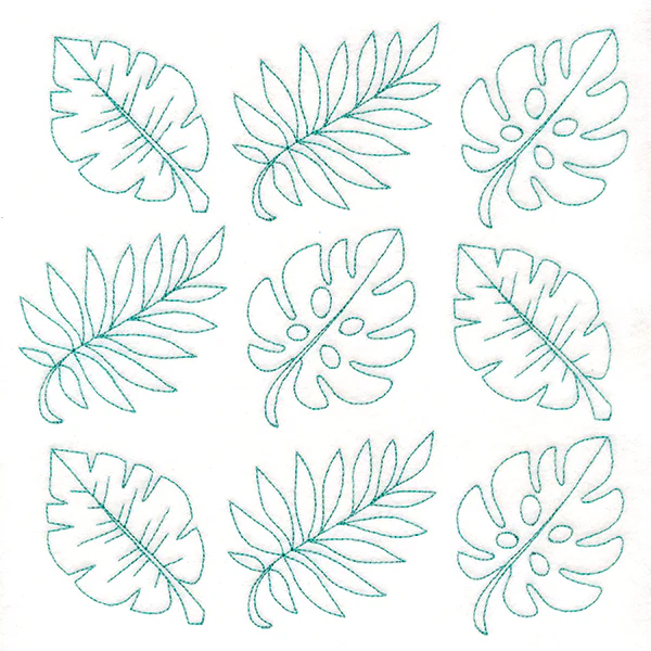 Leaves in Paradise Quilting (Double Run) - Image 6